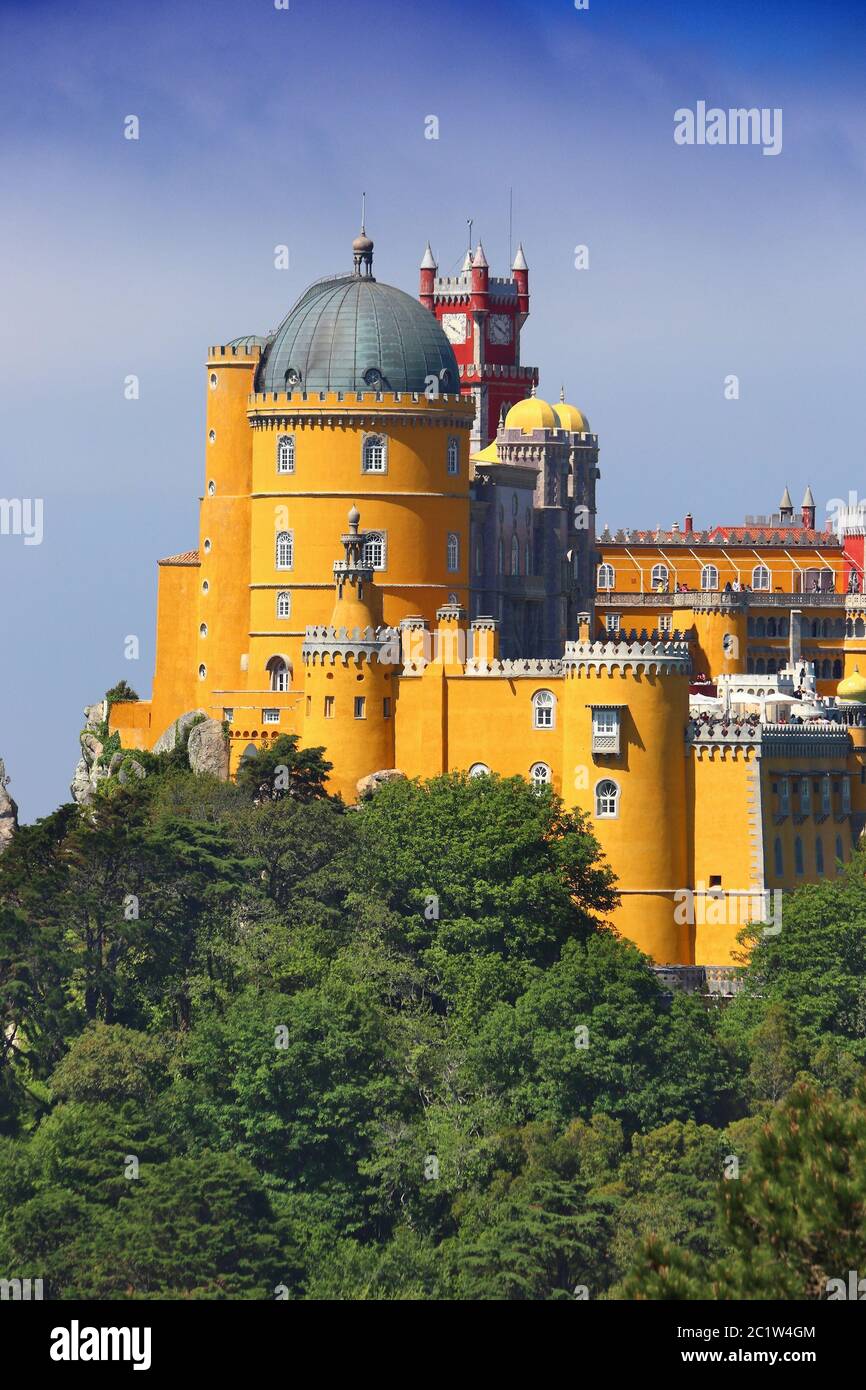 Pena Palace Palacio Da Pena In Sintra Portugal Romanticism 