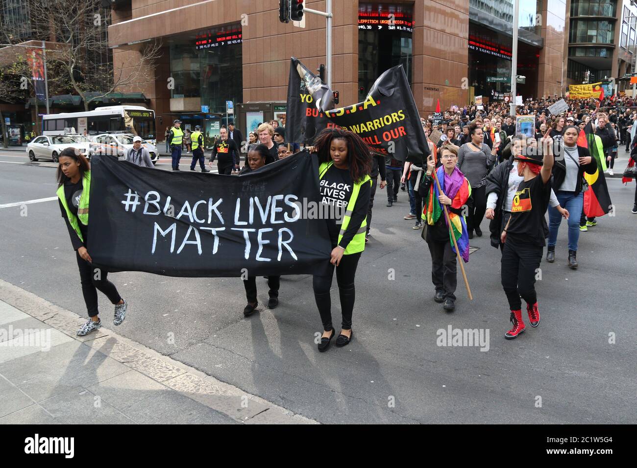Black lives matter anti police brutality rally Stock Photo - Alamy