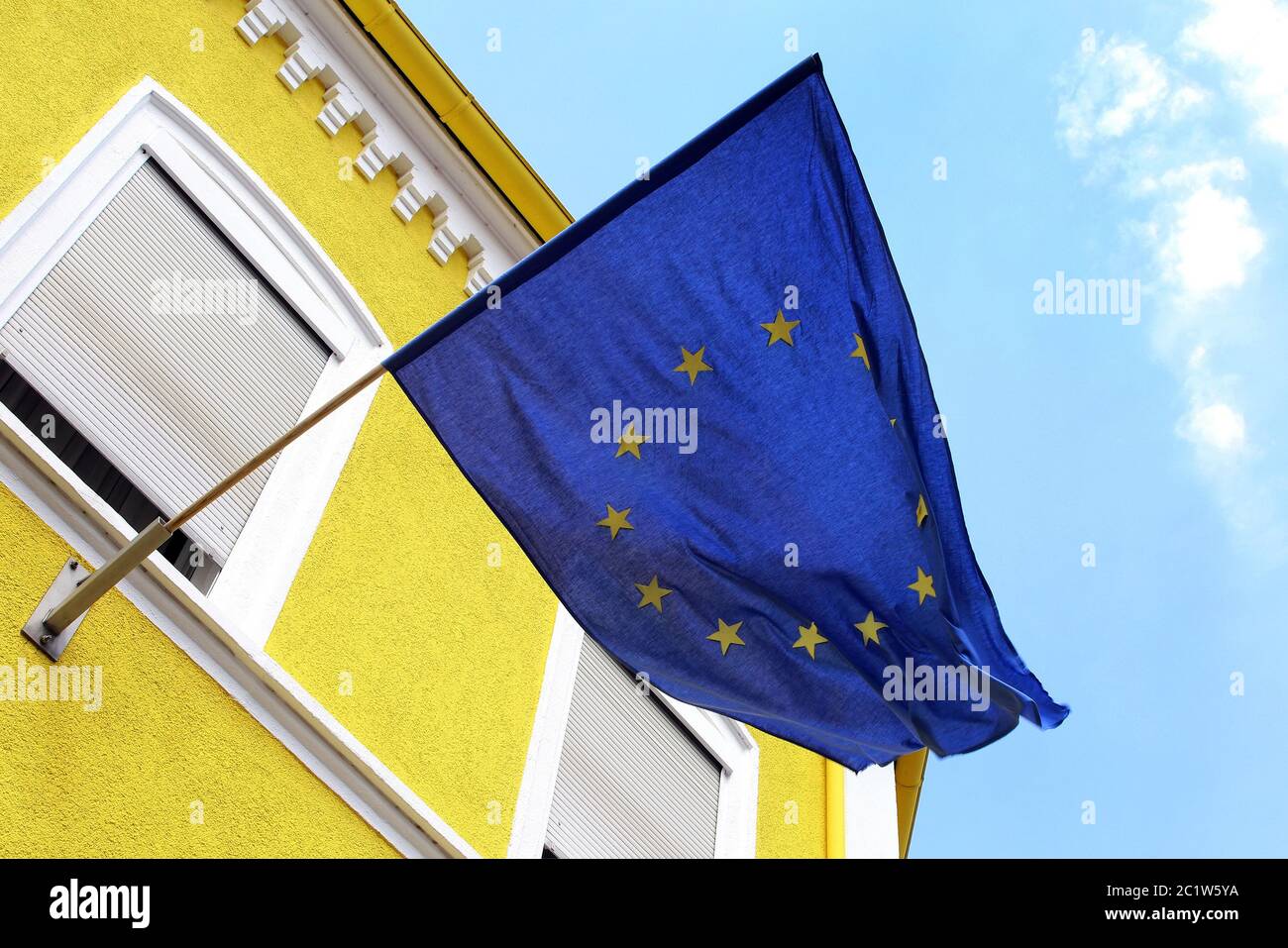 EU Flag Stock Photo