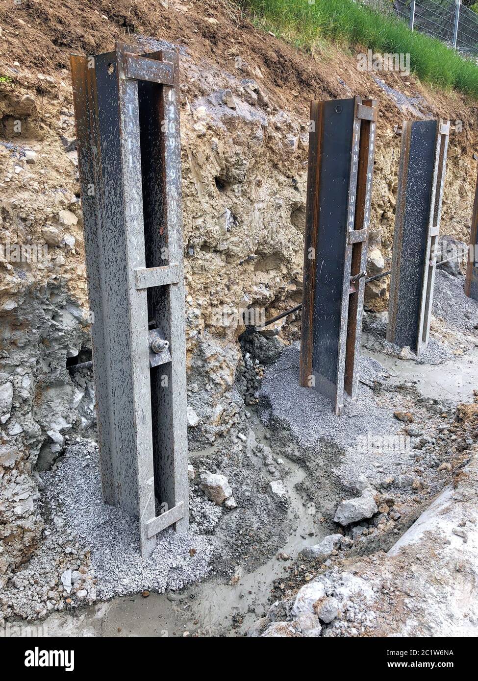 Secured in concrete hires stock photography and images Alamy