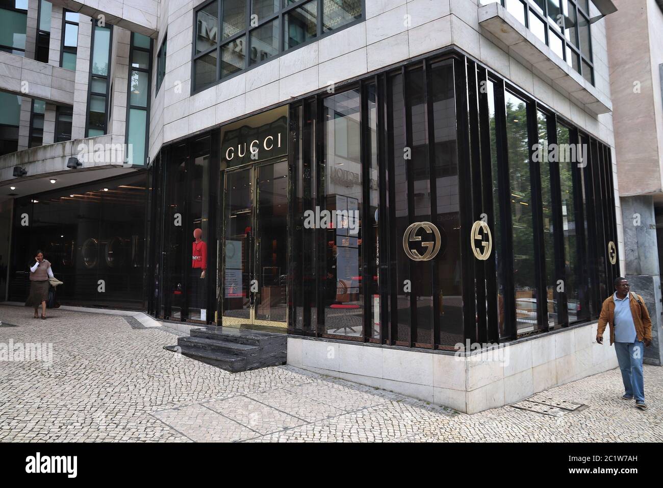 LISBON, PORTUGAL - JUNE 6, 2018: Gucci fashion shop at Avenida da Liberdade  in Lisbon. This famous boulevard is renowned for luxury brand shopping and  Stock Photo - Alamy