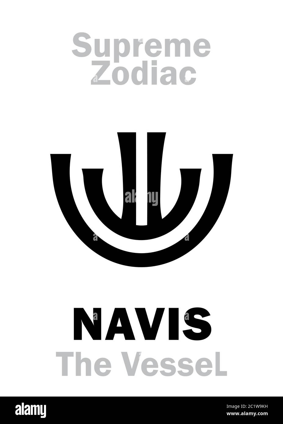 Astrology: Supreme Zodiac: NAVIS (The Ship / The Boat) or Argo Navis Stock Photo