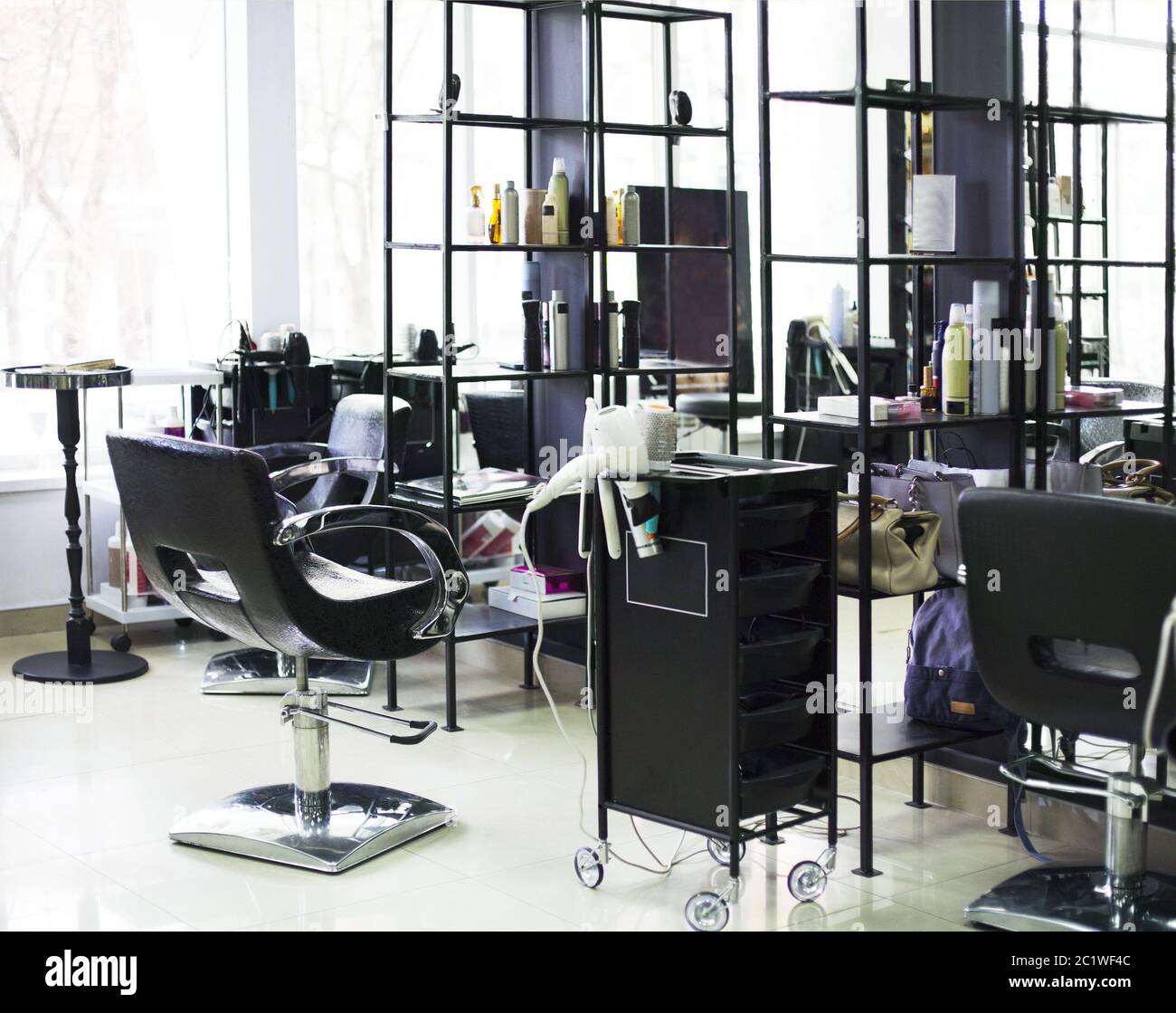 Interior new beauty salon hi-res stock photography and images - Alamy