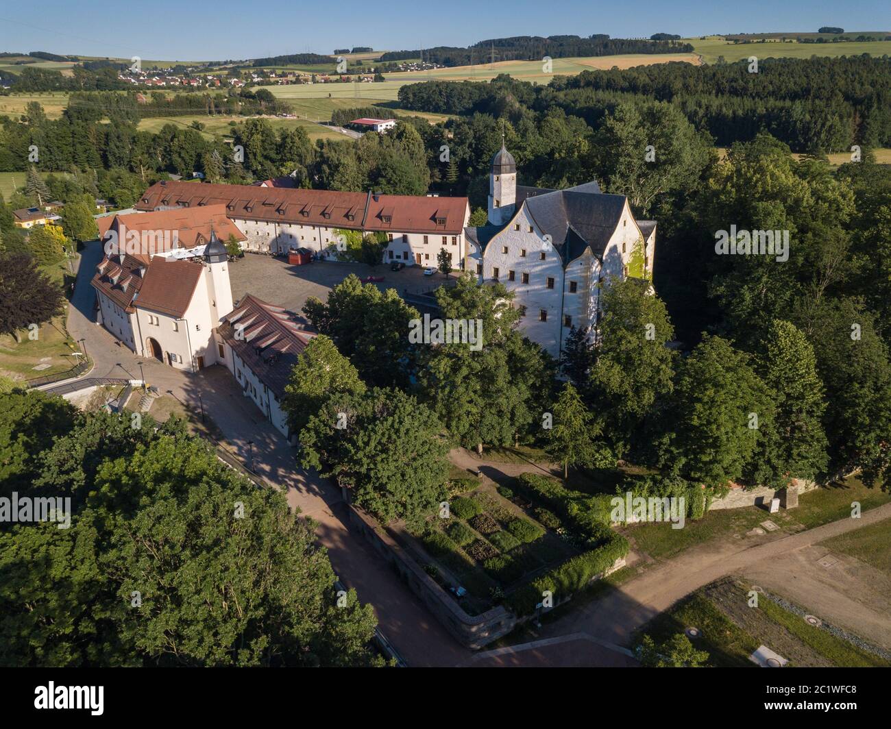 Water Castle Klaffenbach near Chemnitz Stock Photo - Alamy