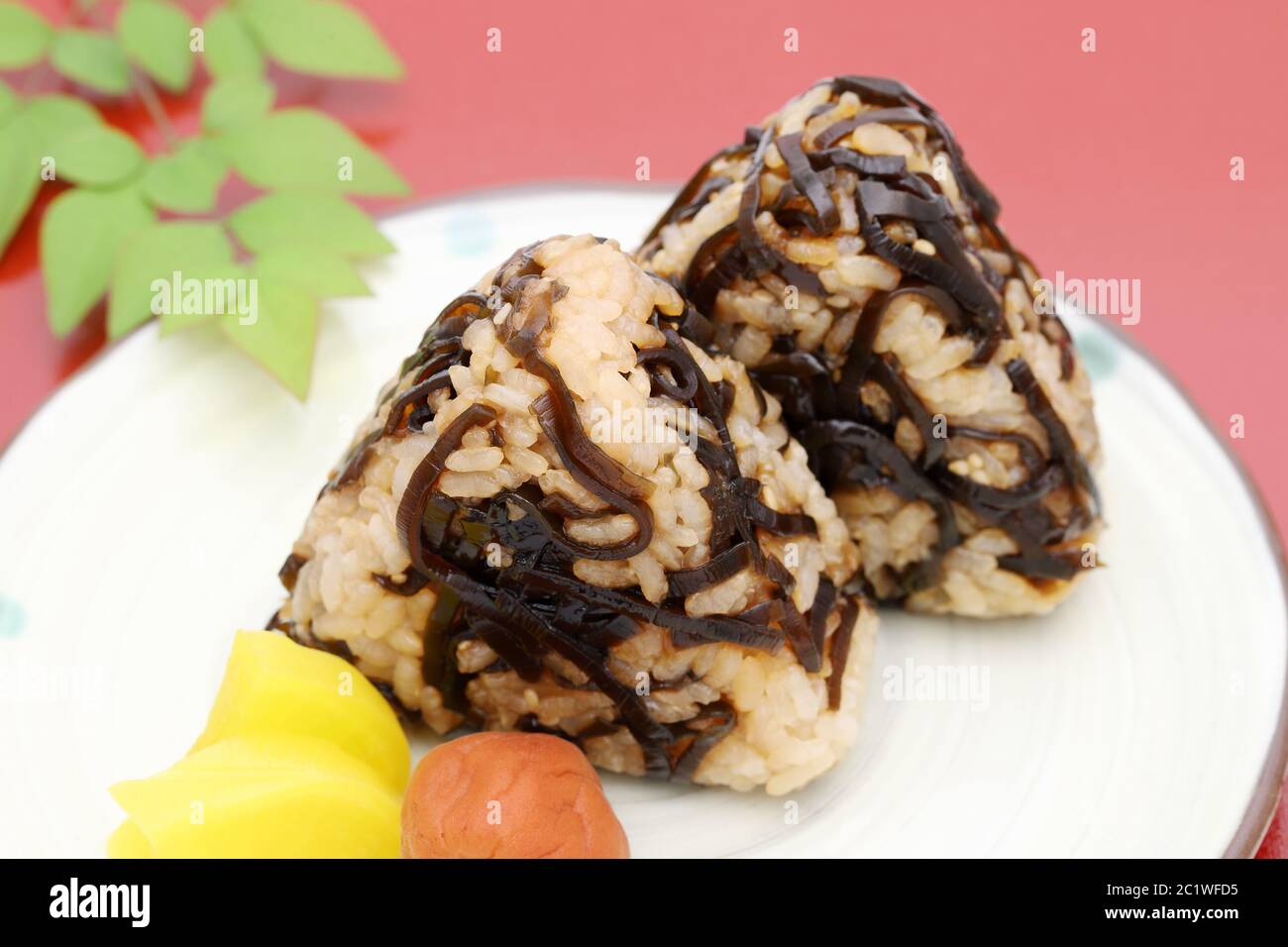 Onigiri, Japanese food, Japanese rice ball, rice triangle with seaweed ...