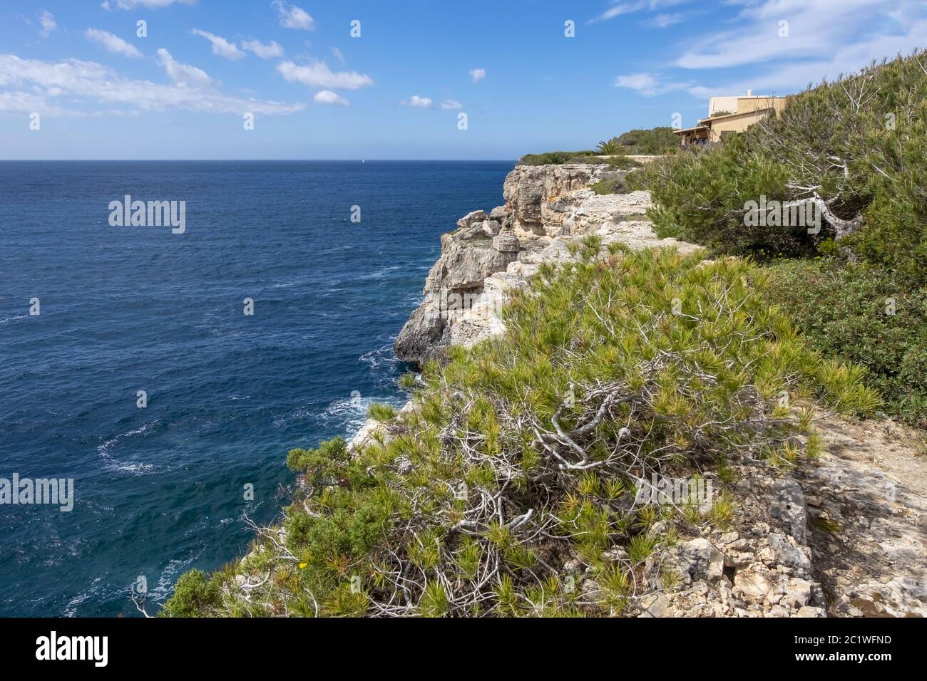 Coastal landscape Mallorca Stock Photo