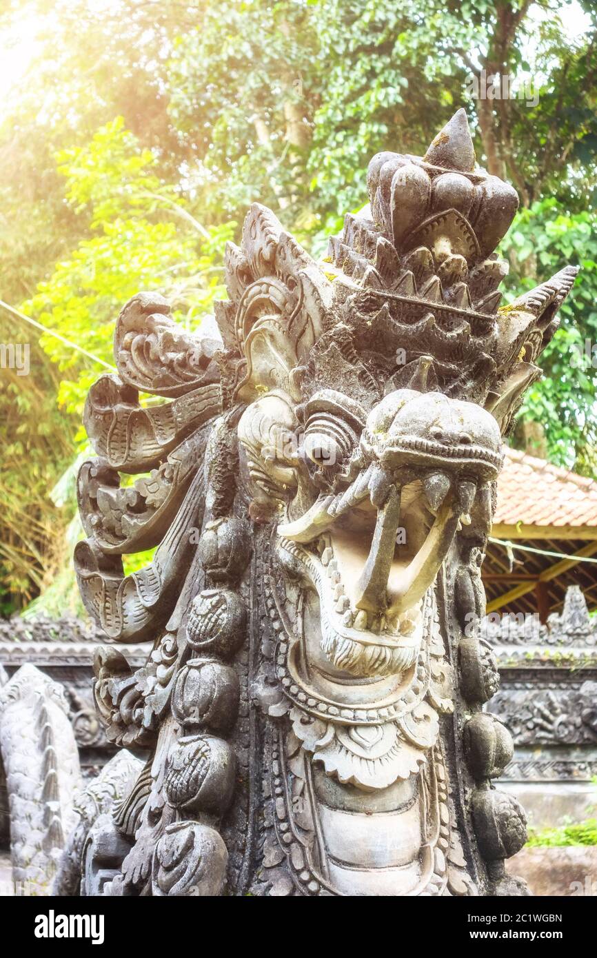 a Hindu statue in Bali Indonesia Stock Photo Alamy