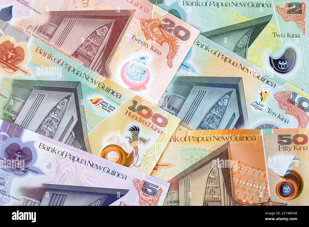 Money From Papua New Guinea A Background Stock Photo Alamy