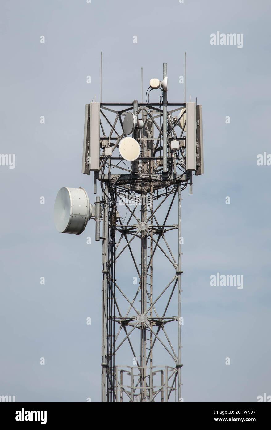 Telecommunications Tower Stock Photo