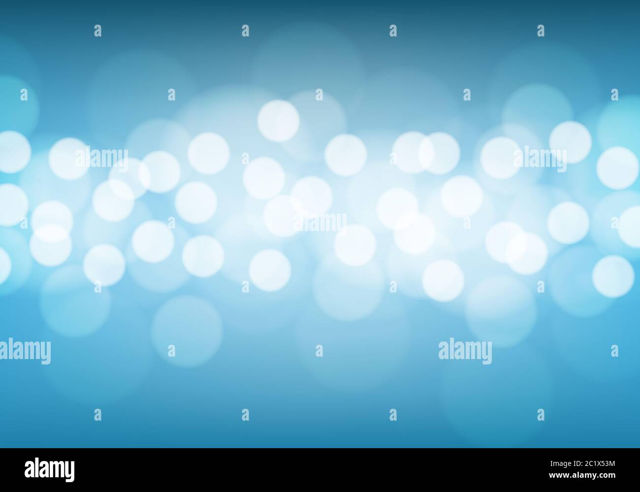Abstract white bokeh light on blue background vector illustration Stock ...
