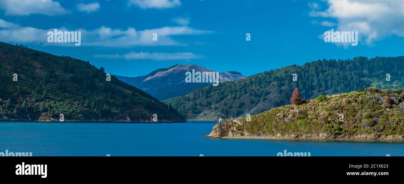 Cook Strait Location The Cook Straits between New Zealand's North and South Islands Stock ...