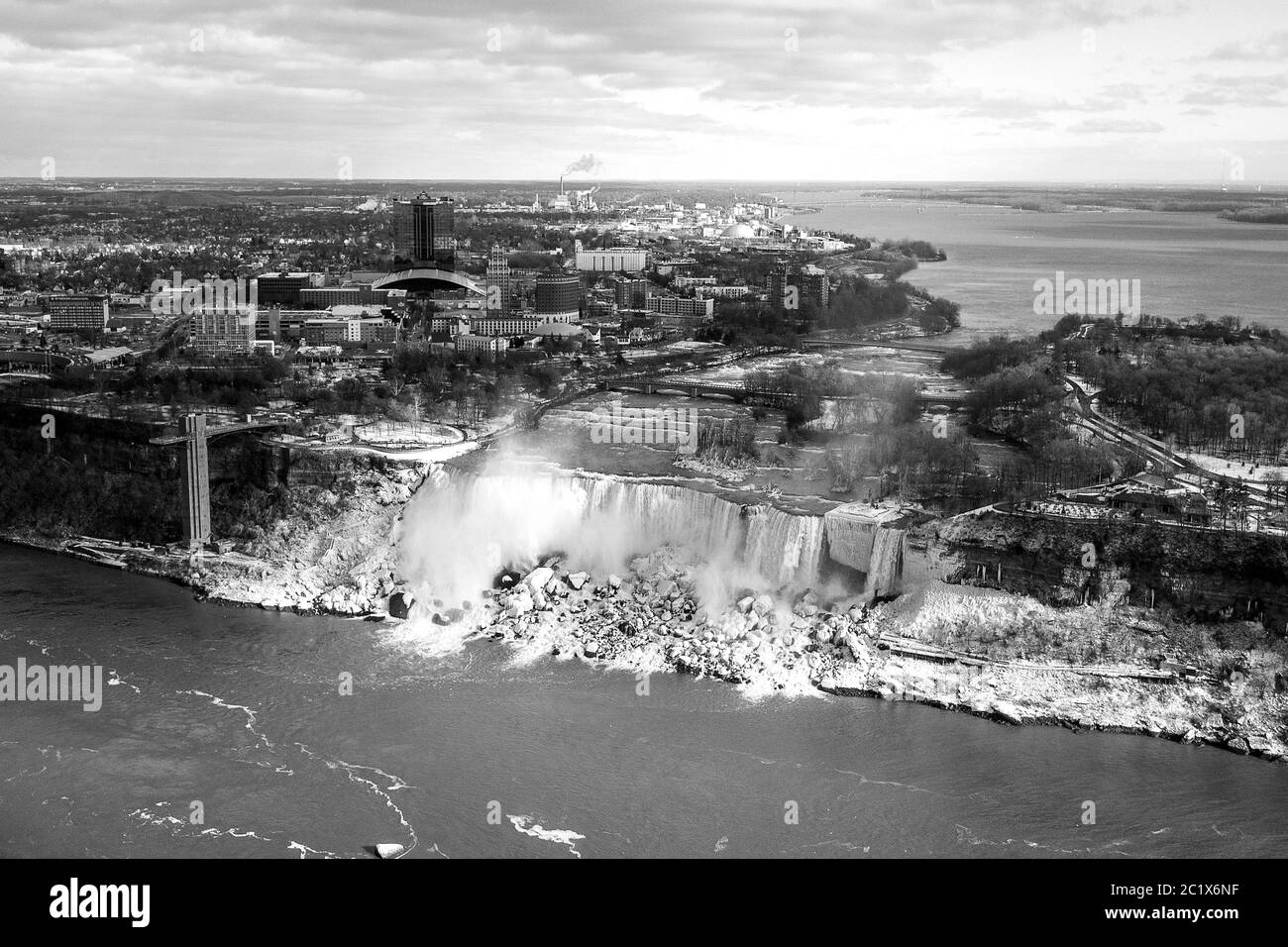 North America - United States , American Falls at Niagara Falls Stock Photo