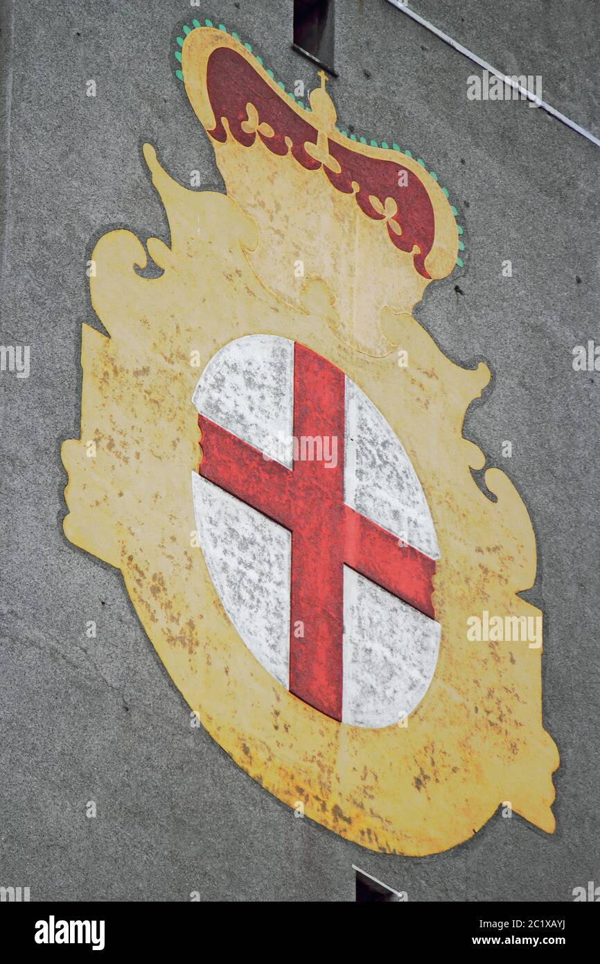 Genoa coat of arms hi-res stock photography and images - Alamy
