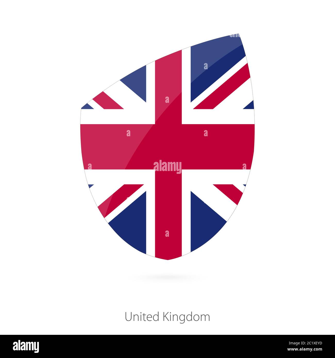 Rugby ball flag england isolated hi-res stock photography and images ...