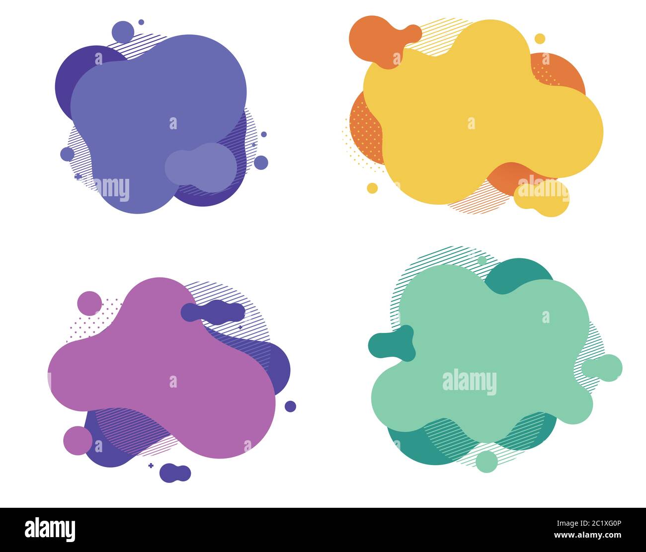 Modern art graphic shapes white paper Stock Vector Images - Alamy