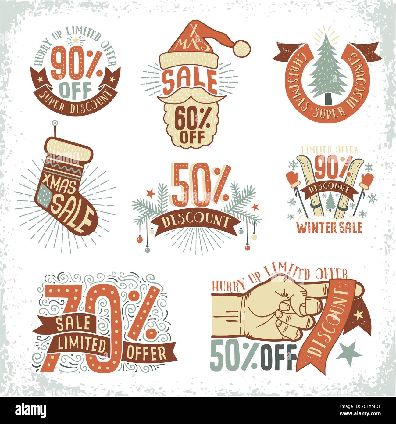 Christmas sale Stock Vector