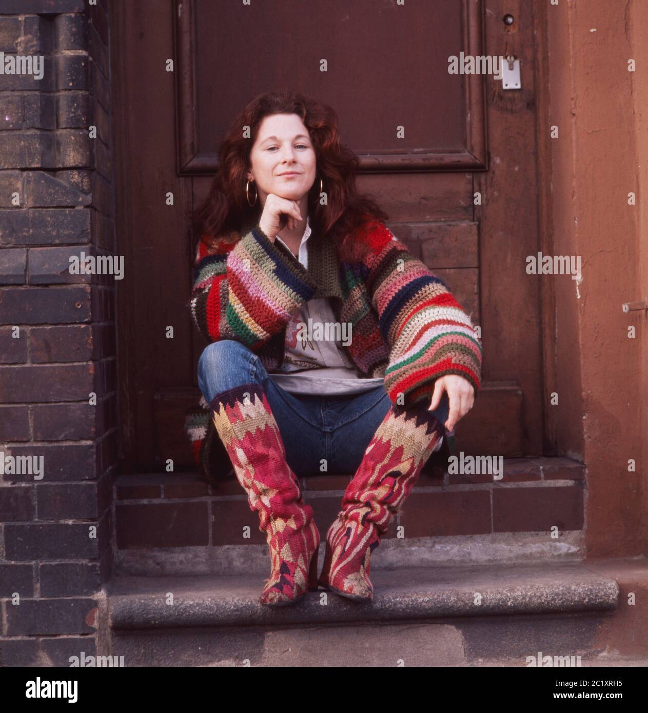 Carol Grimes, britische Sängerin und Songwriterin, Deutschland um 1983