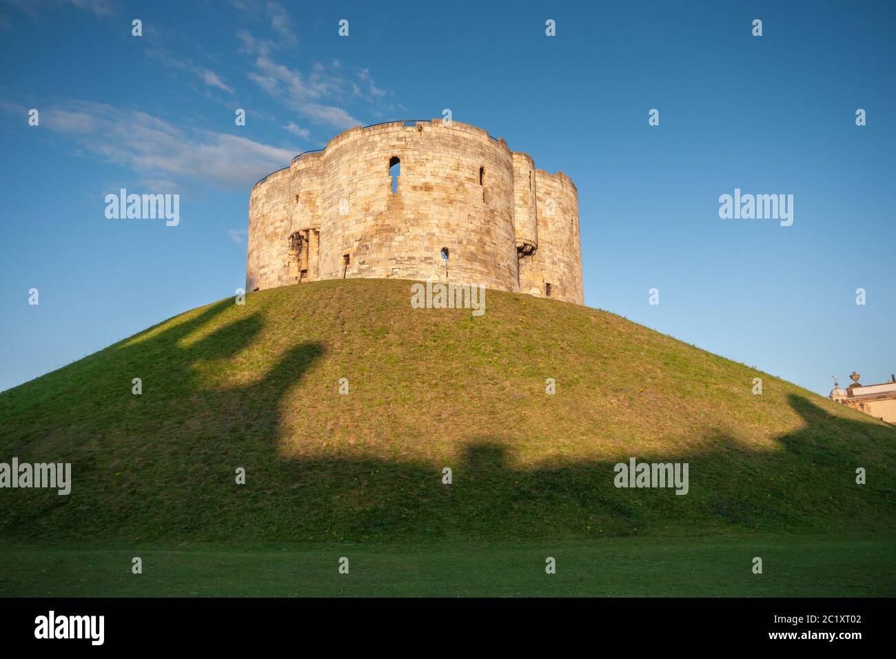 Clifton Tower or Clifford's Tower York England Stock Photo Alamy