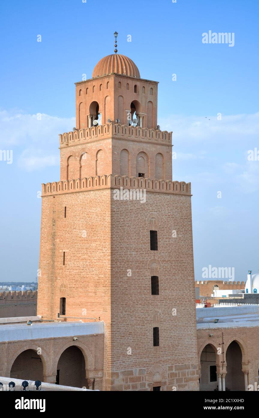 The Great Mosque of Kairouan,is one of the most important mosques in