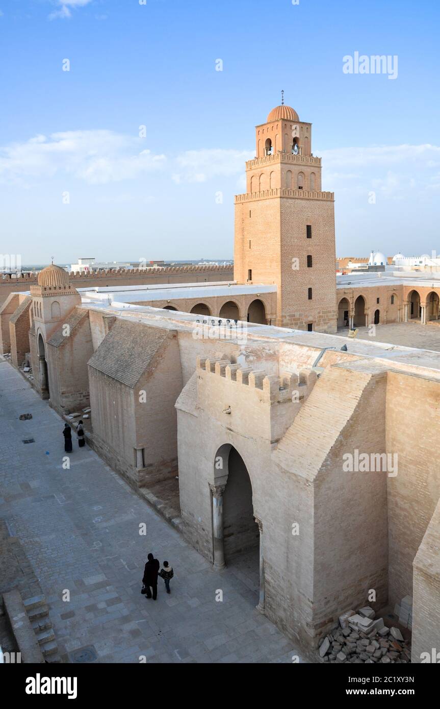 The Great Mosque of Kairouan,is one of the most important mosques in