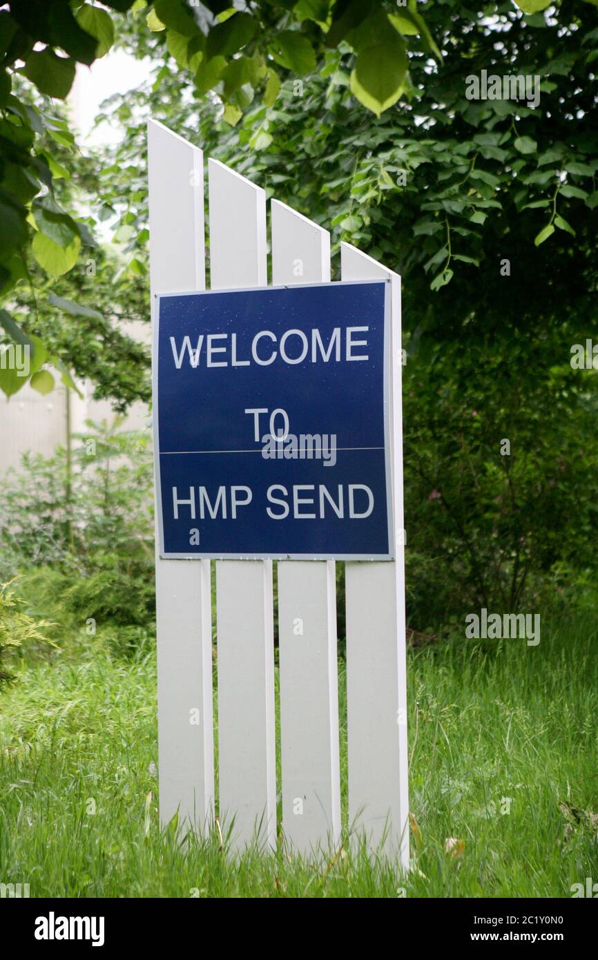HM Prison Send near Guildford in Surrey, England Stock Photo - Alamy
