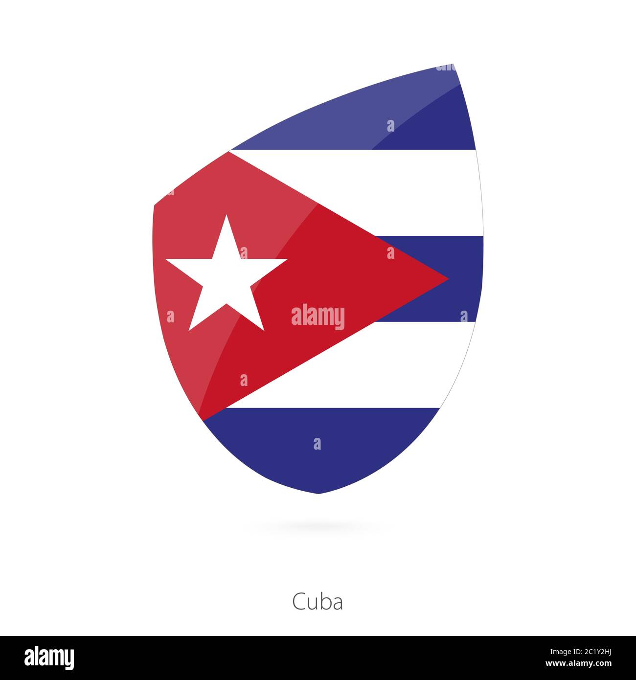 Flag of Cuba. Vector Illustration. Stock Vector