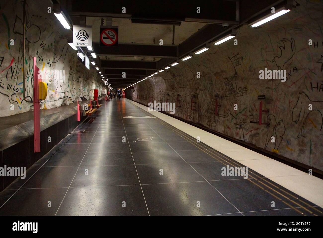 Hallonbergen Station Of The Subway In Stockholm Stock Photo - Alamy