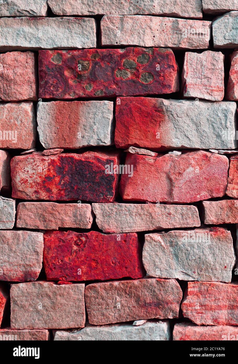 colorful wall texture in the street Stock Photo - Alamy