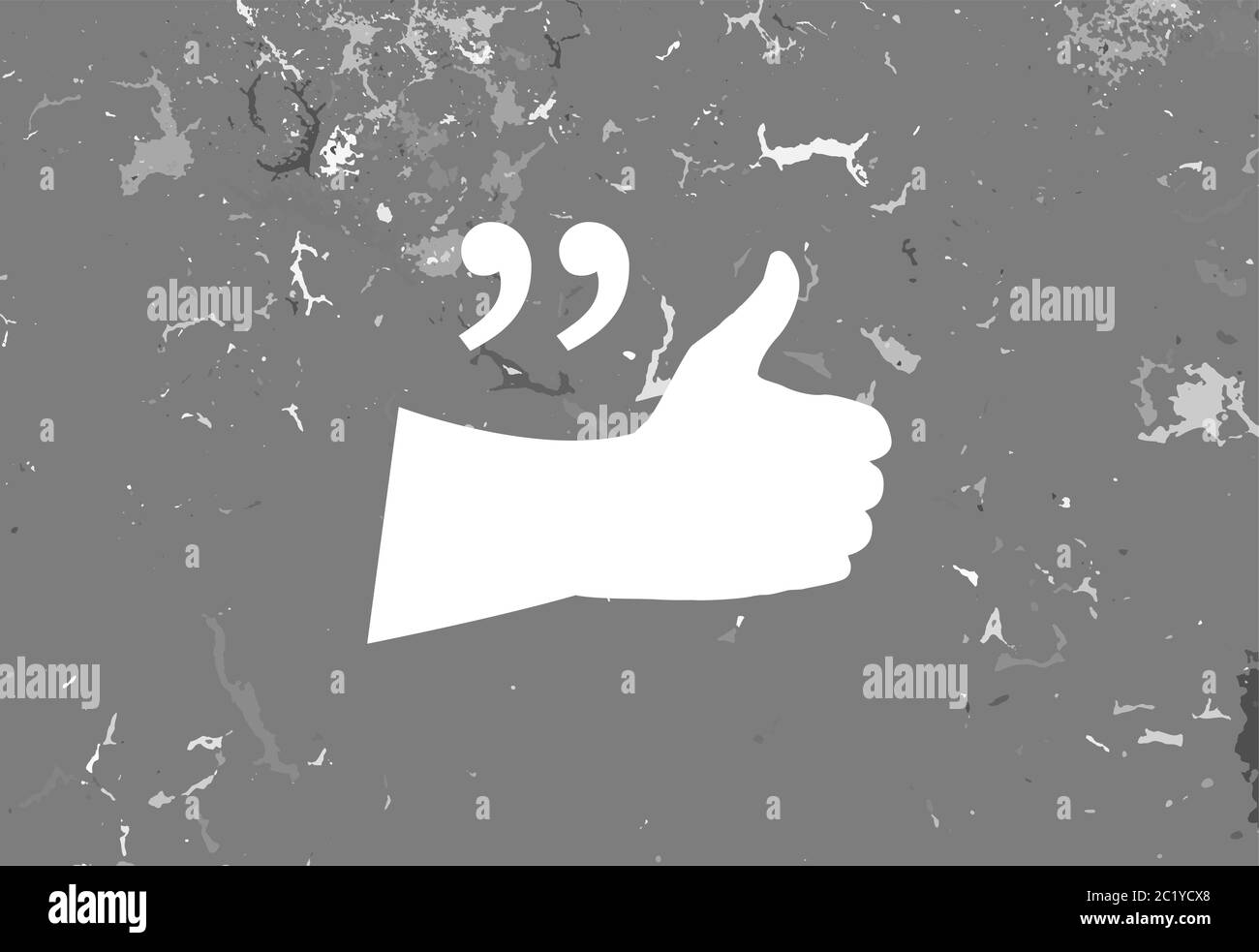 Quotation Mark Speech Bubble. Quote sign icon. Abstract background. Stock Photo
