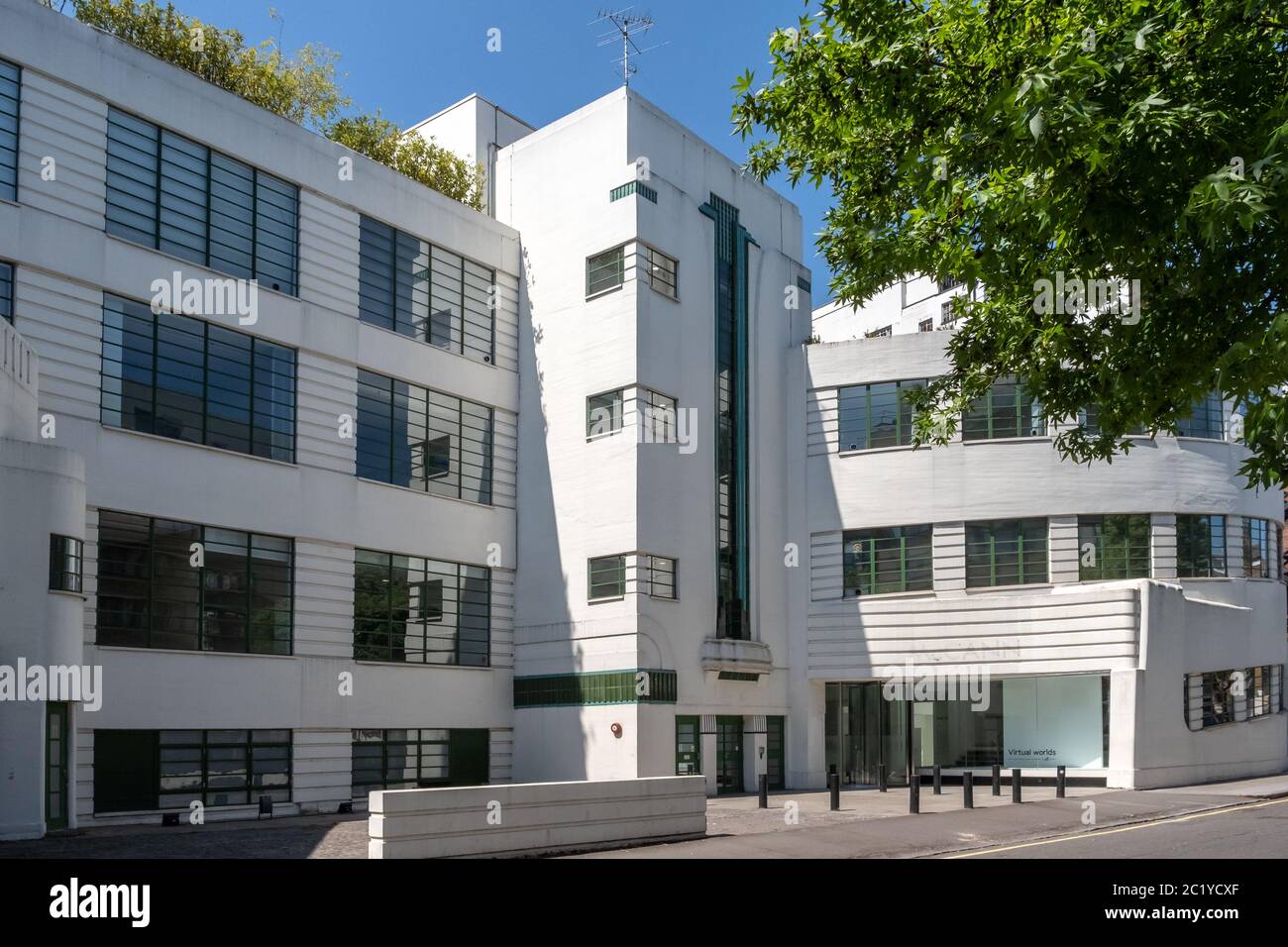 McCann Building, Herbrand Street, Bloomsbury, London, UK Stock Photo