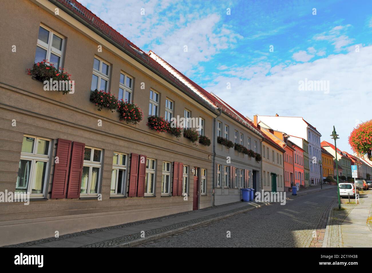 Old town of Strausberg Stock Photo