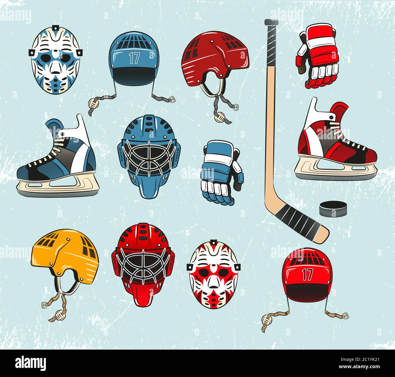Classic goalkeeper hockey helmet hi-res stock photography and images ...