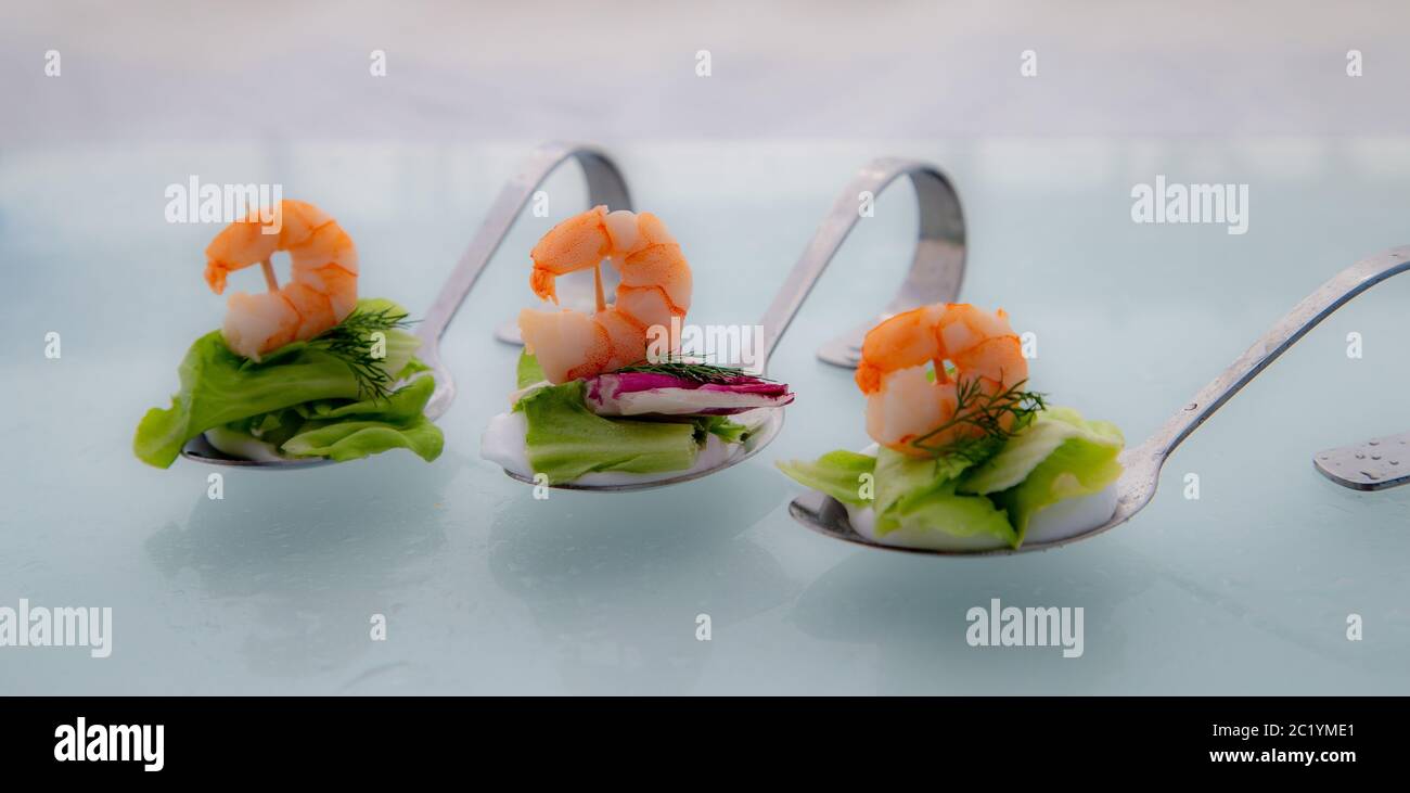 Healthy Shrimp Food Stock Photo - Alamy