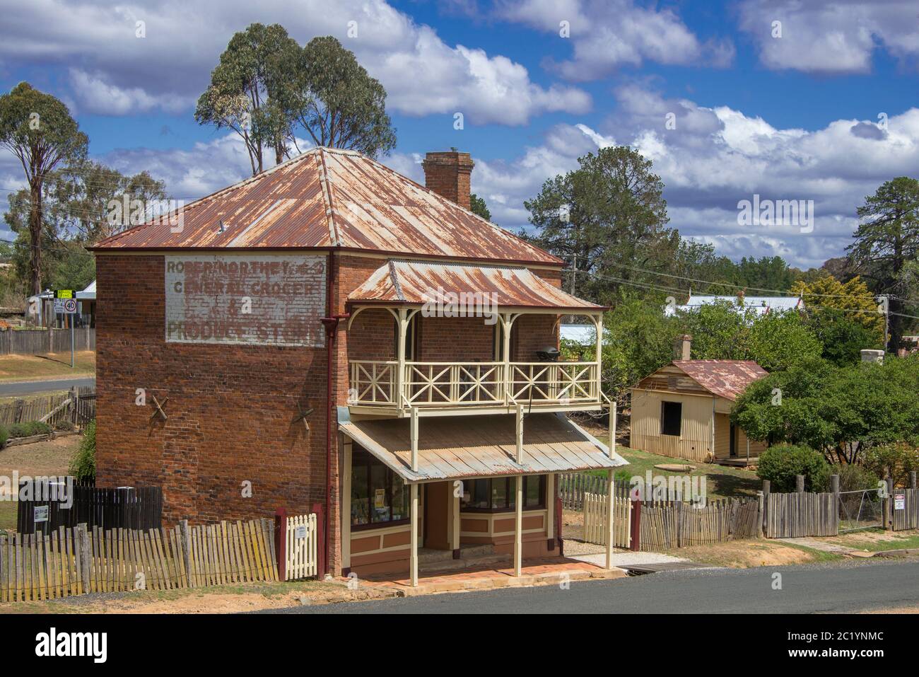 Northey grocers store Hill End NSW Australia. Stock Photo