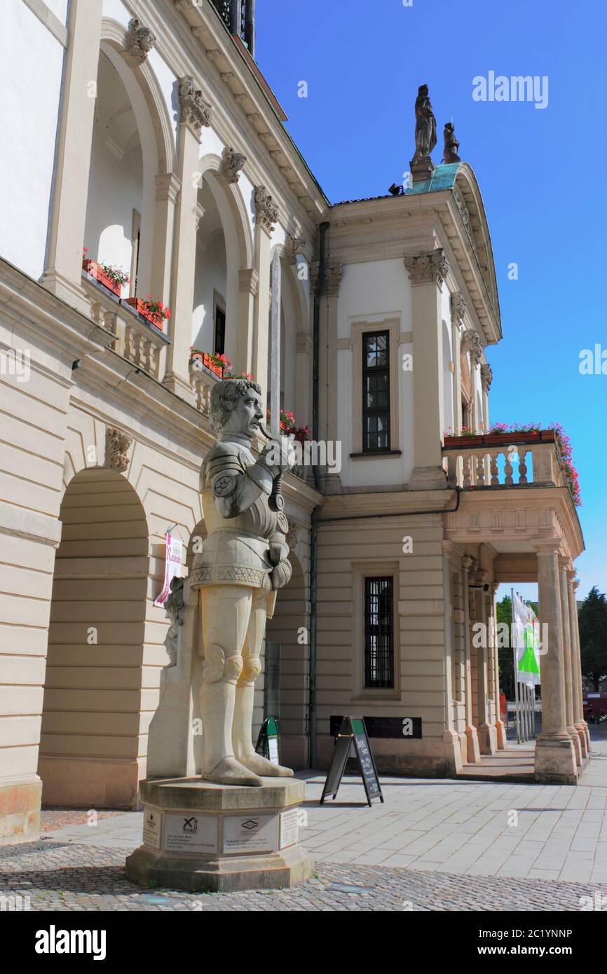 Town hall with Roland Stock Photo Alamy