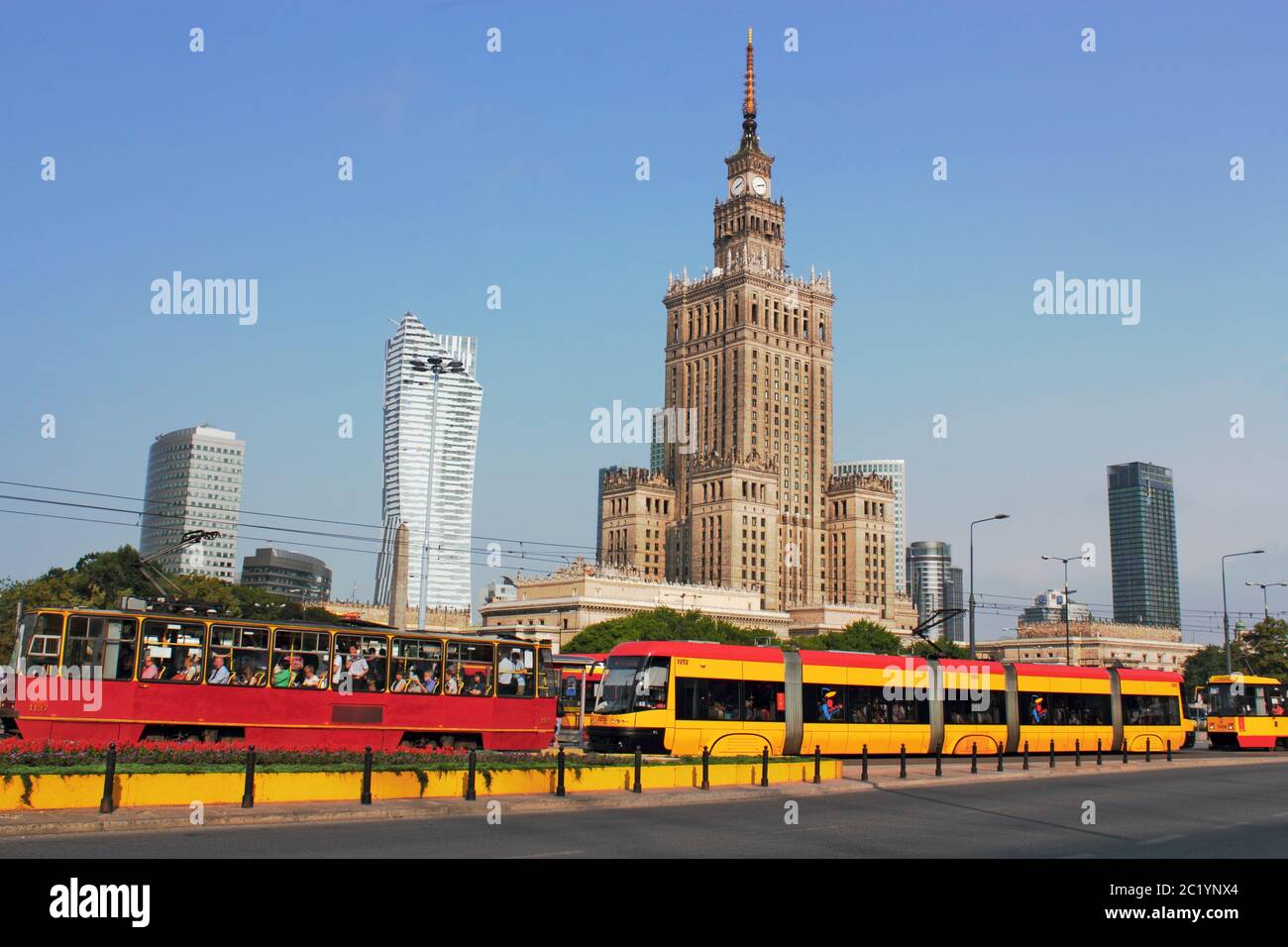 Warsaw skyline hi-res stock photography and images - Alamy