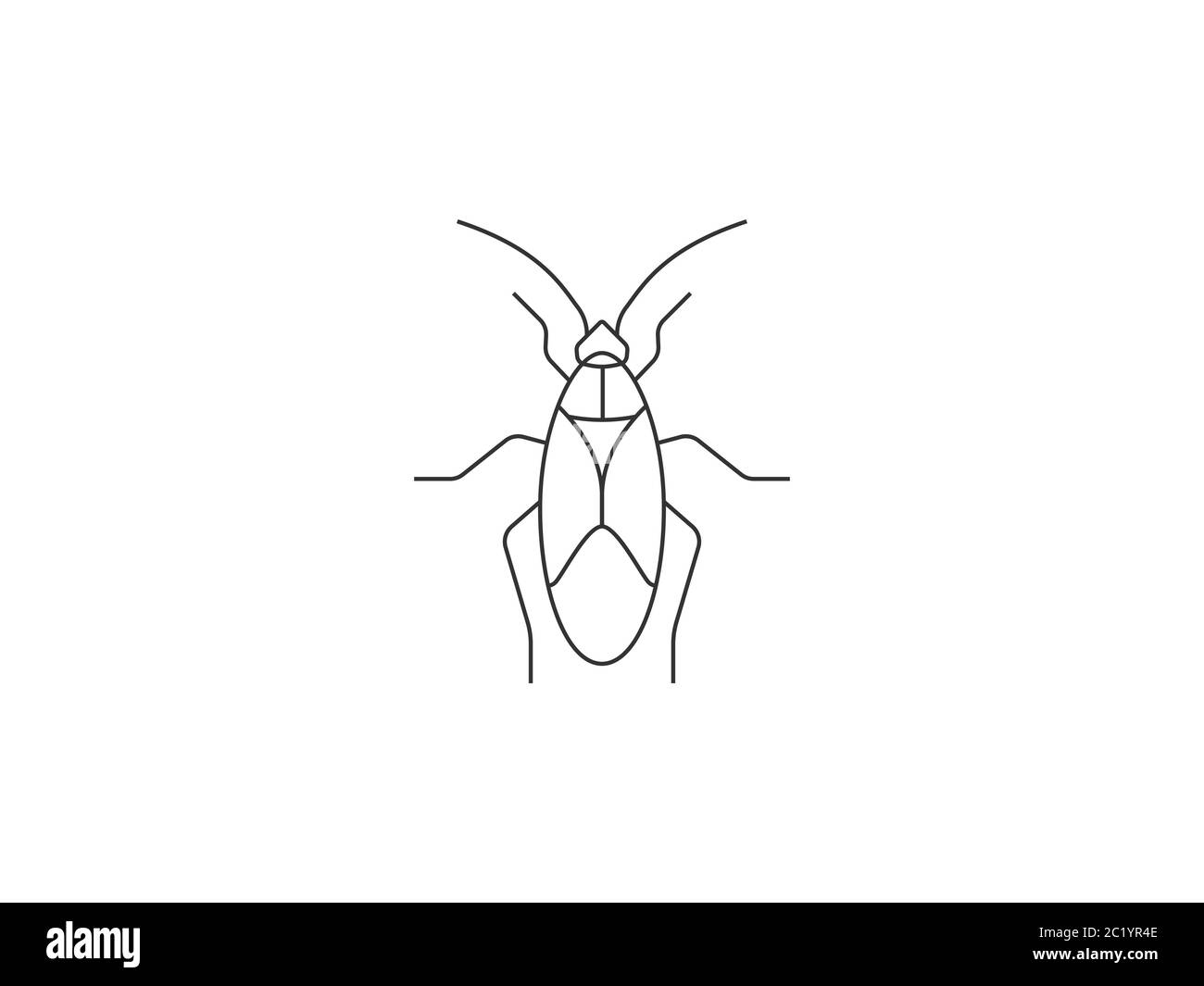 Animal, bug, insect icon. Vector illustration, flat design. Stock Vector