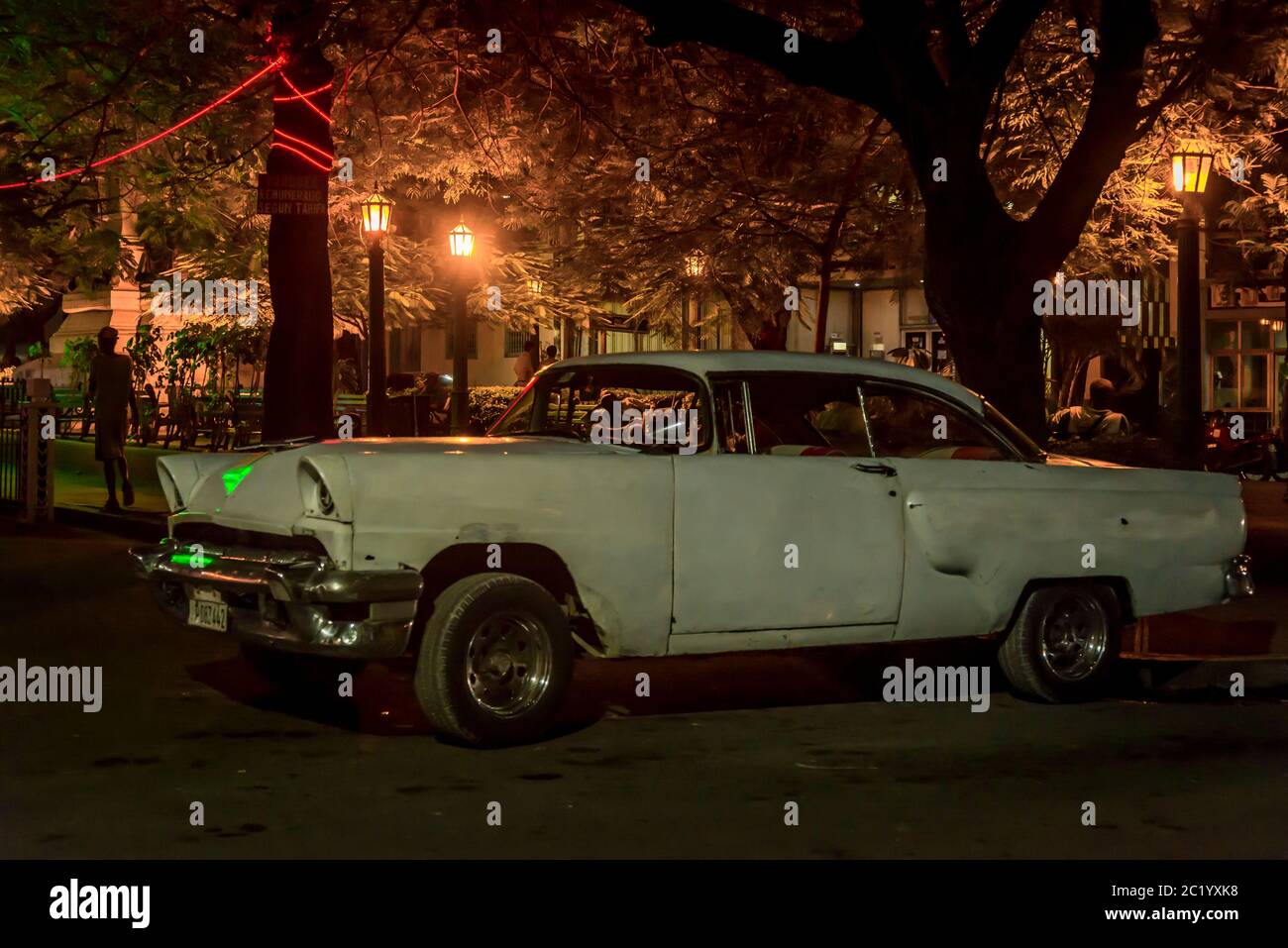 Classic car, Santiago de Cuba, Cuba Stock Photo Alamy