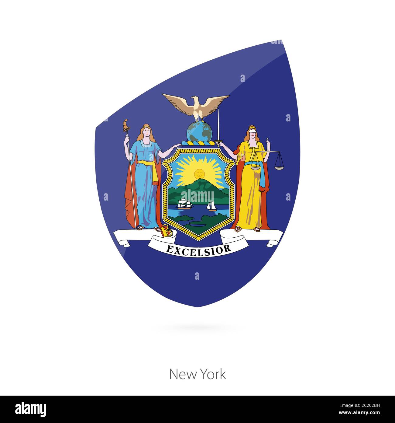 Flag of New York. Vector Illustration Stock Vector Image & Art Alamy