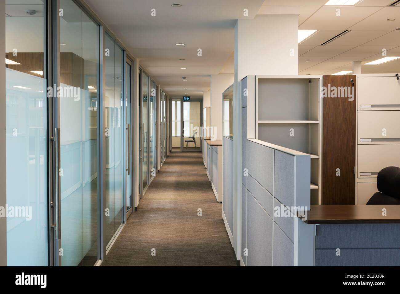 New modern empty office space Stock Photo Alamy