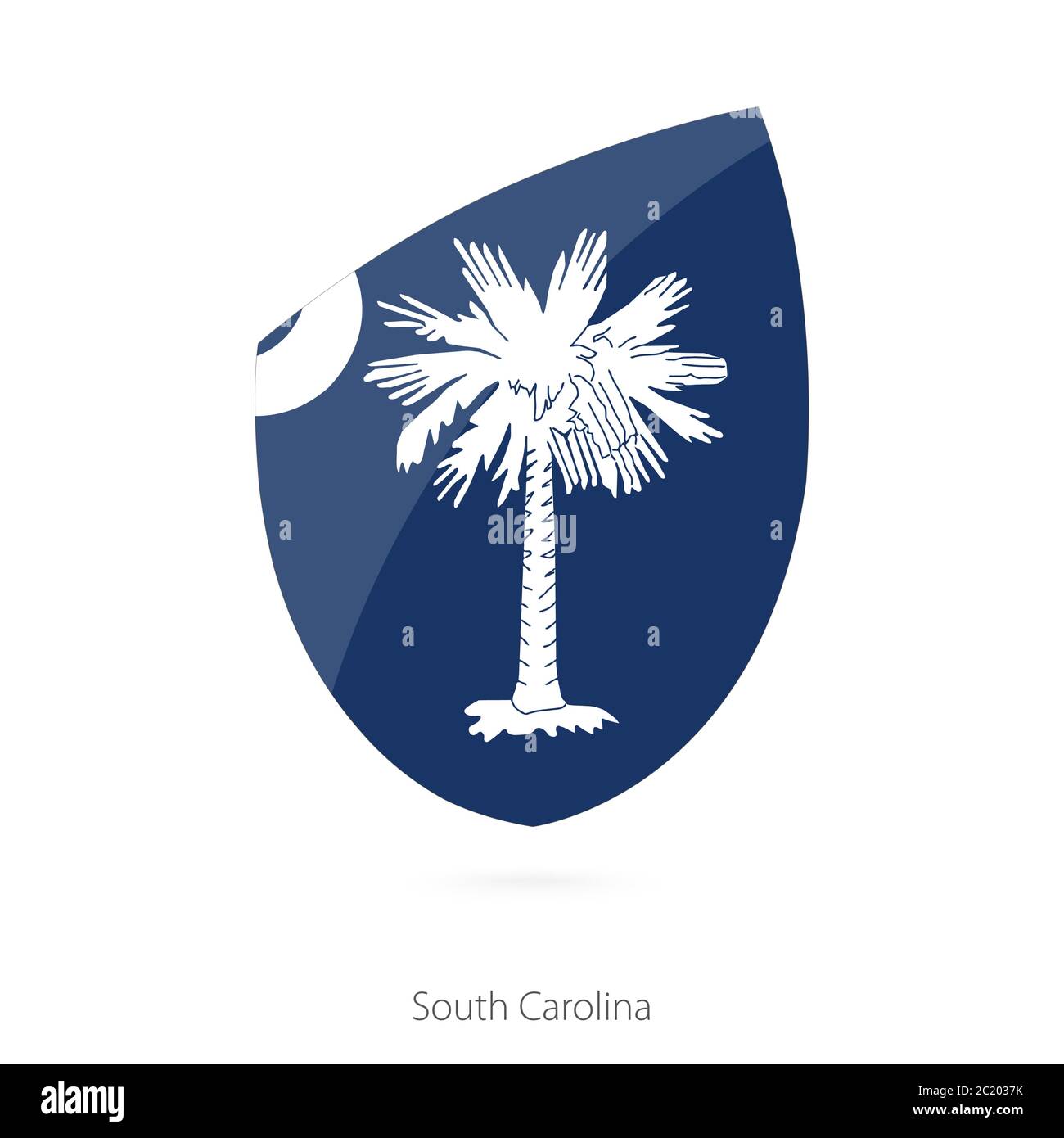 Flag of South Carolina. Vector Illustration Stock Vector Image & Art ...