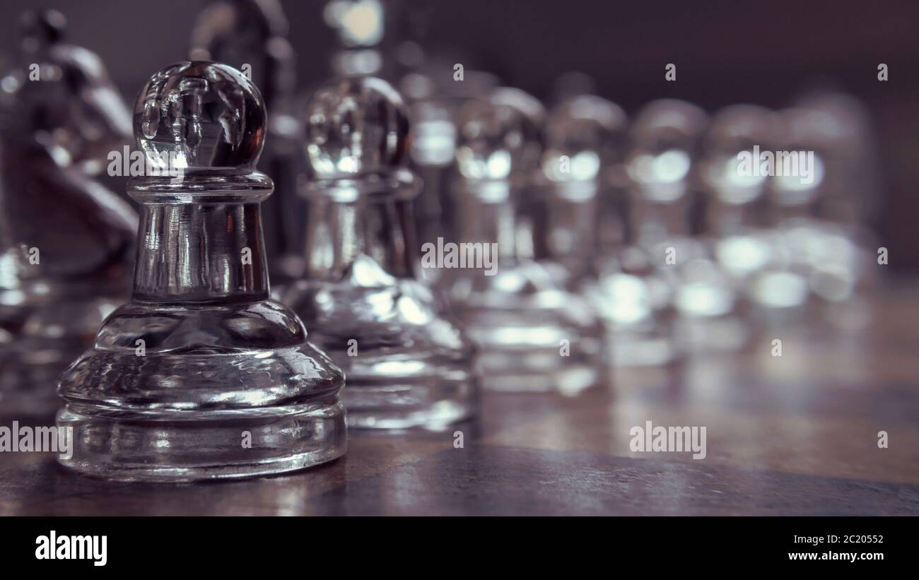 Beautiful glass chess set hi-res stock photography and images - Alamy