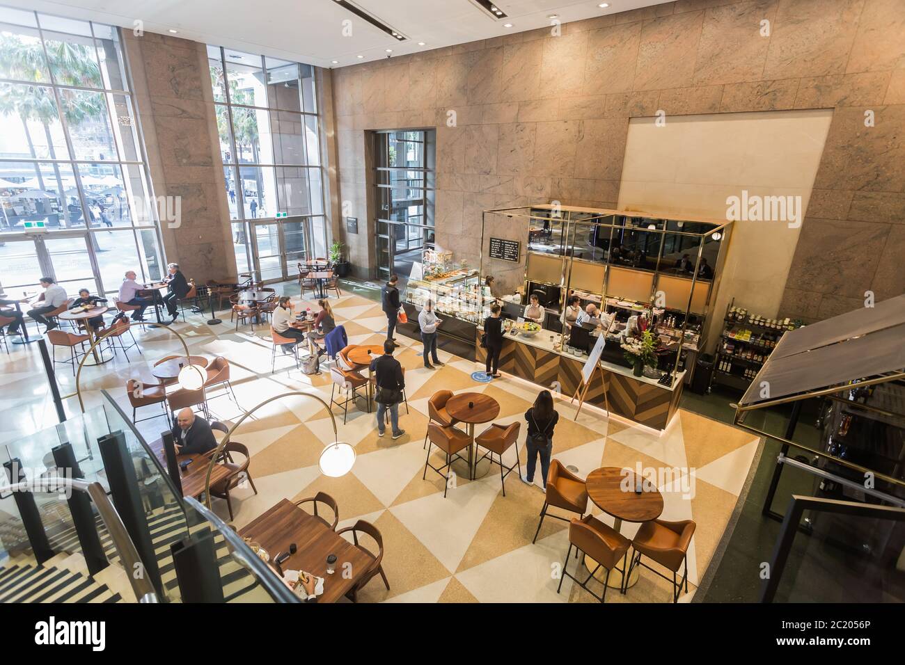 Sydney, Australia.Tuesday 16th June 2020. Chifley Tower restaurant and cafe now open for