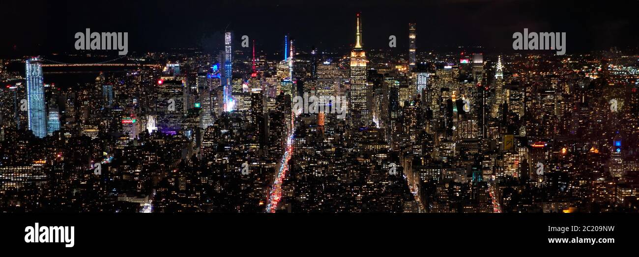 New York City Lights Stock Photo