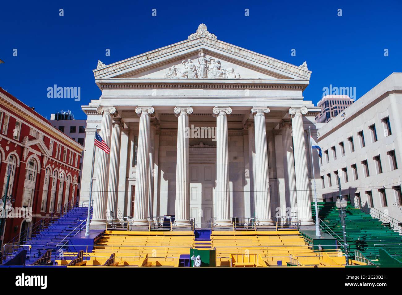 Gallier Hall Architecture New Orleans USA Stock Photo Alamy