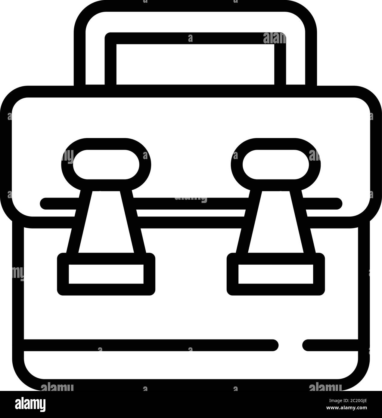 Manager suitcase icon, outline style Stock Vector Image & Art - Alamy
