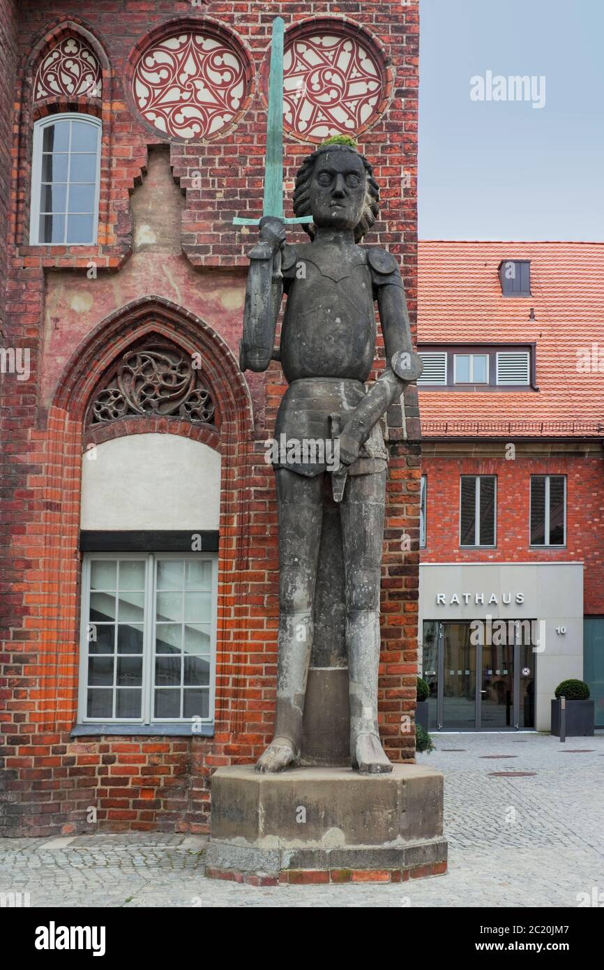 Town hall with Roland Stock Photo Alamy