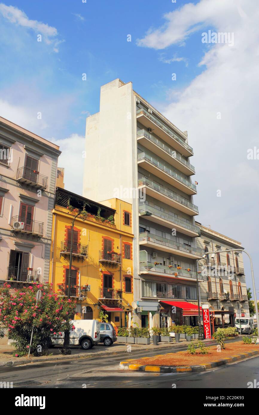 Houses in Palermo Stock Photo Alamy