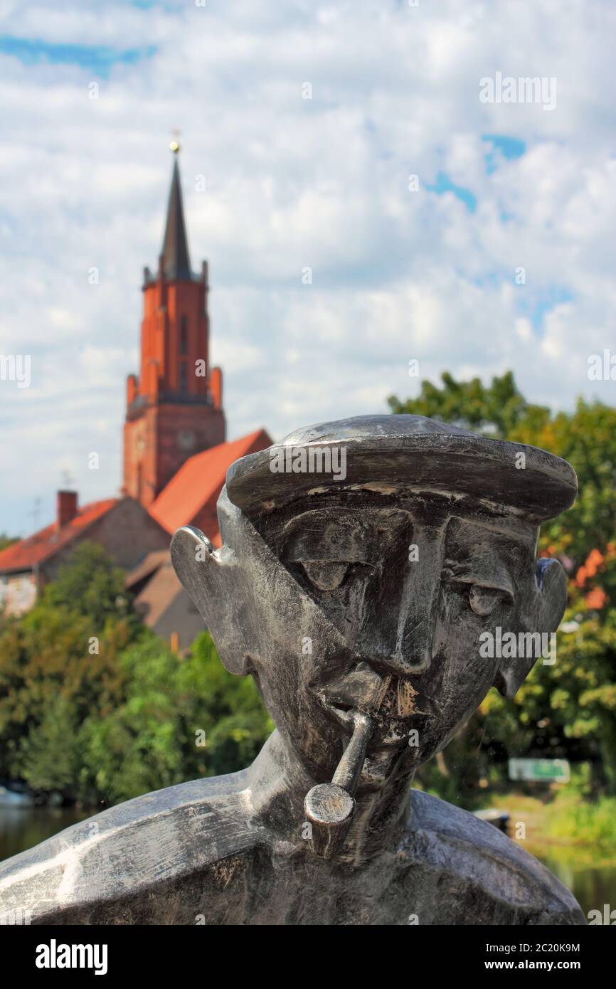 pipe smoker Stock Photo
