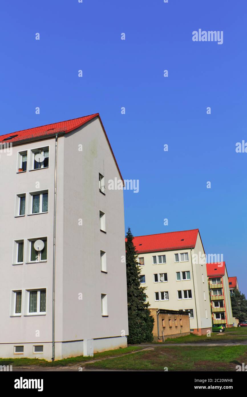 prefab housing estate Stock Photo Alamy